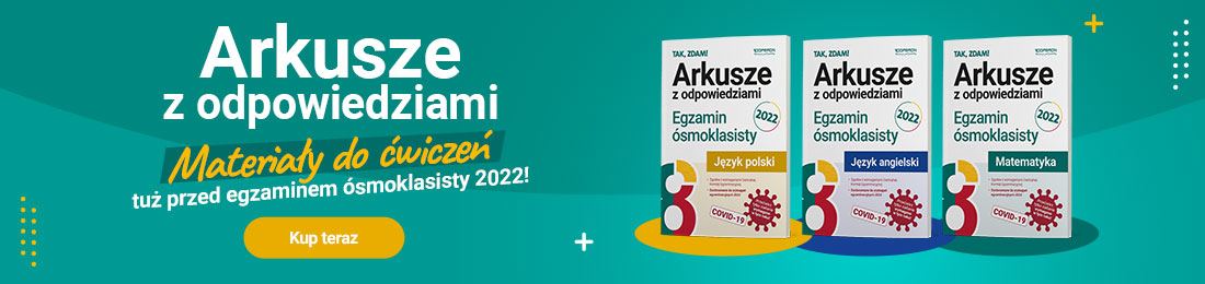 baner arkusze osma klasa