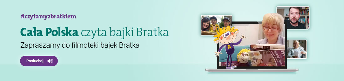 baner polska czyta z bratkiem