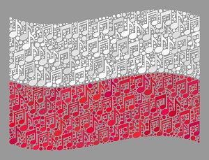 polska bialo czerwona nuty