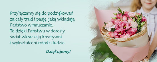 podziekowania dla nauczycieli z okazji dnia nauczyciela