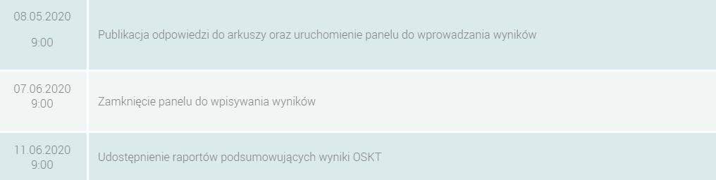 harmonogram oskt cz 2
