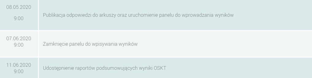 harmonogram oskt cz 2