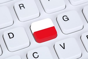klawiatura polska flaga
