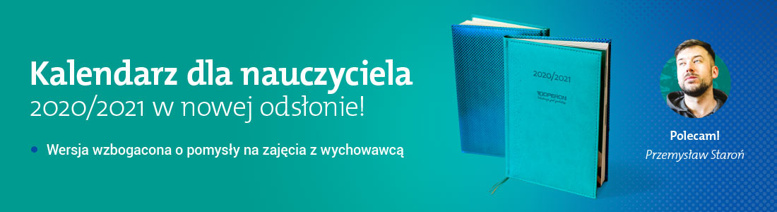 kalendarz dla nauczyciela baner 2020