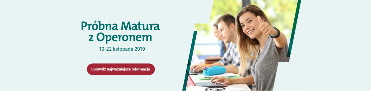 baner informacje o maturze