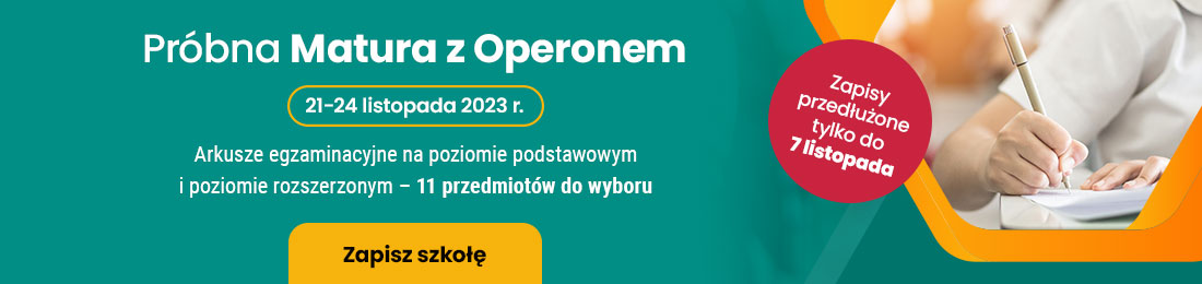baner przedmioty maturalne