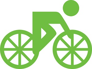 zielona ikonka roweru