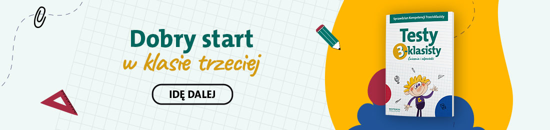 baner testy trzecioklsisty