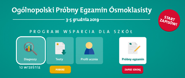 program wsparcie dla uczniow - egzmin osmoklasisty