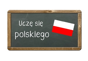 tabliczka z napisem ucze sie polskiego