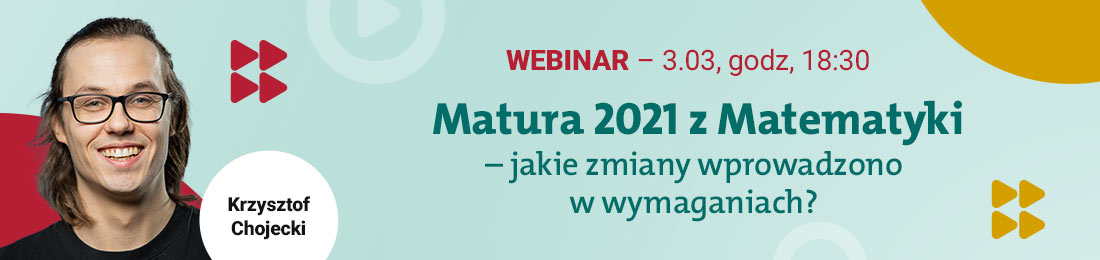 baner webinar z matematyki