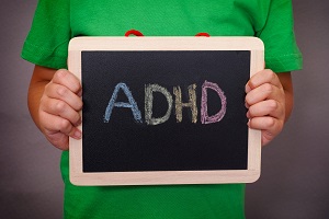 tabliczka z napisem adhd