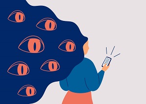 grafika kobieta wielkie oczy