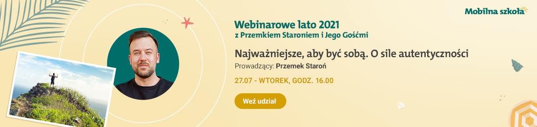 baner mobilna szkola webinarowe lato