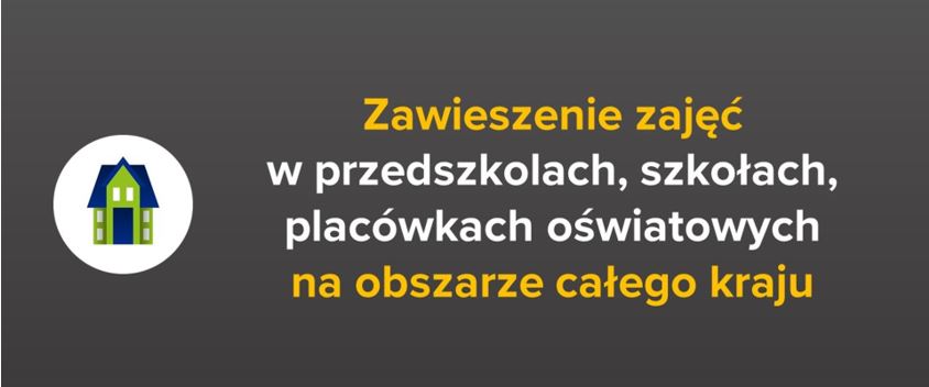komunikat o zawieszeniu zajec
