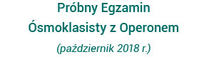 próbny egzamin ósmoklasisty