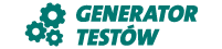 Logo serwisu generator testow